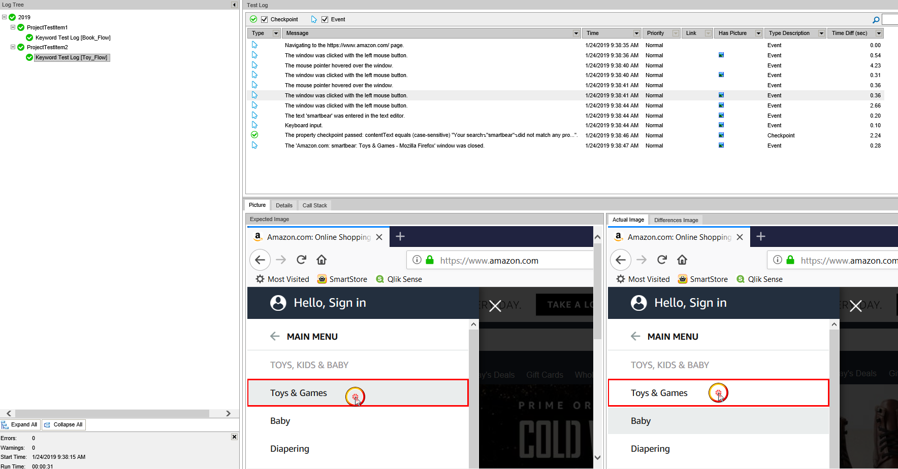 Parallel Testing Report