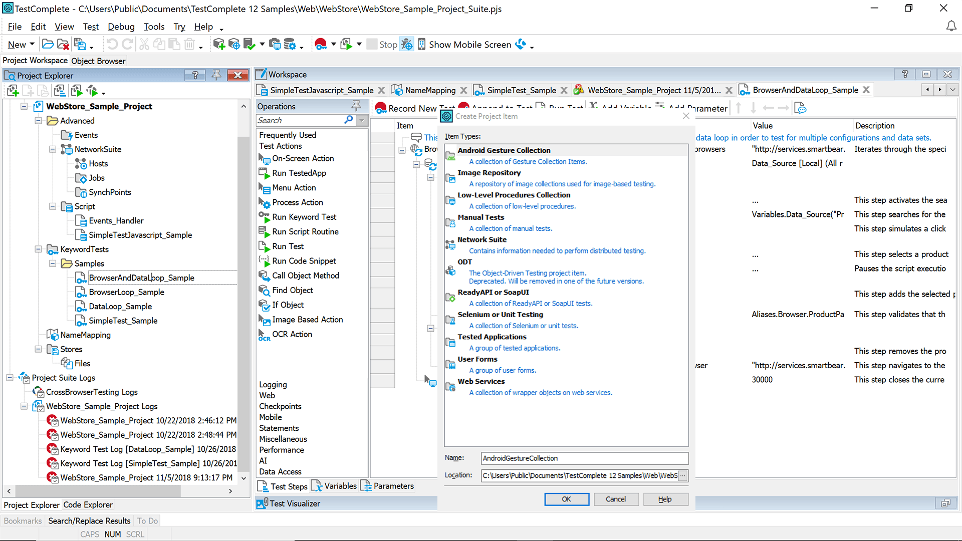 Reuse Project Elements
